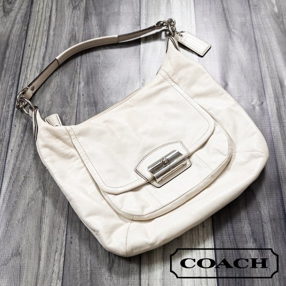 Coach Handbags - Coach Shoulder Bag Purse - Leather Cream/Beige